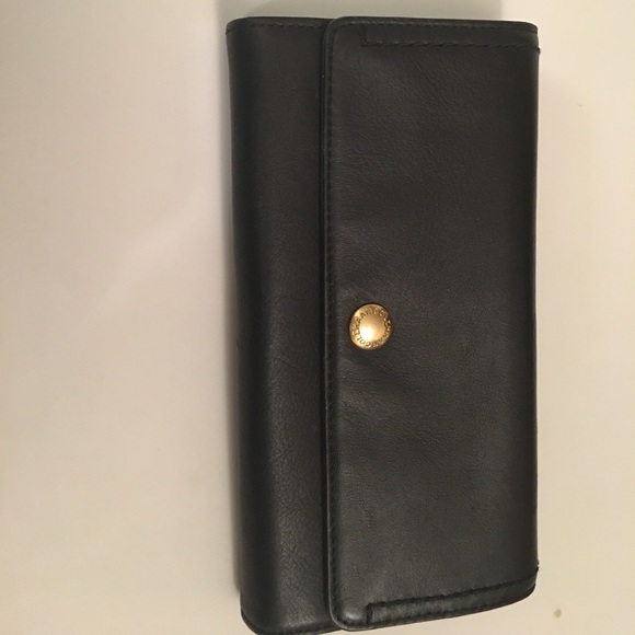 Black ALL LEATHER wallet
